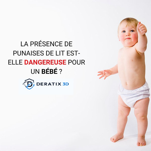 La présence de punaises de lit est-elle dangereuse pour un bébé ?